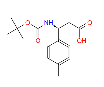 N-Boc-L-3-氨基-3-(4-甲基苯基)丙酸,N-Boc-L-3-Amino-3-(4-methylphenyl)propanoic acid