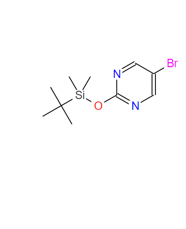 5-溴-2-(叔丁基二甲氧基甲硅烷)嘧啶,5-Bromo-2-(tert-butyldimethylsiloxy)pyrimidine