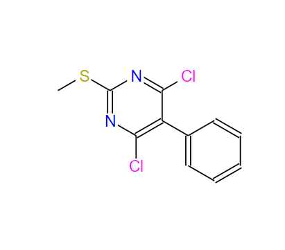 4,6-二氯-2-甲基硫代-5-苯基吡啶,4,6-Dichloro-2-methylthio-5-phenylpyrimidine