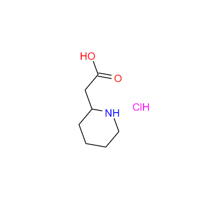 2-哌啶乙酸盐酸盐,2 -Piperidineacetic acid hydrochloride
