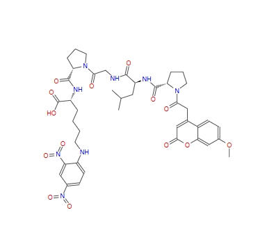 特定高荧光 FRET 底物,Mca-Pro-Leu-Gly-Pro-D-Lys(Dnp)-OH