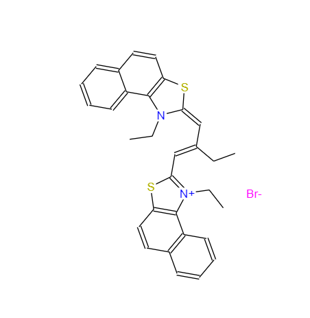 (2E)-1-ethyl-2-[(2E)-2-[(1-ethylbenzo[e][1,3]benzothiazol-1-ium-2-yl)methylidene]butylidene]benzo[e][1,3]benzothiazole,bromide