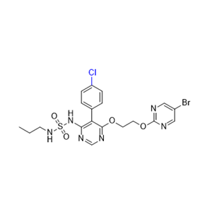 马西替坦杂质12,Propylsulfamidic acid-[5-(4-chlorophenyl)-6-[2-(5-bromo-pyrimidin-2-yloxy)-ethoxy]-pyrimidin-4-yl]-amide