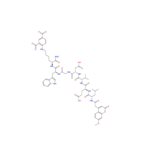 Mca-Leu-Glu-Val-Asp-Gly-Trp-Lys: Dnp-NH2,Mca-Leu-Glu-Val-Asp-Gly-Trp-Lys: Dnp-NH2