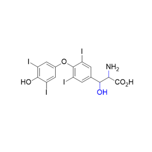 左甲状腺素杂质08,O-(4-Hydroxy-3,5-diiodophenyl)-3,5-diiodo-β-hydroxy-L-tyrosine