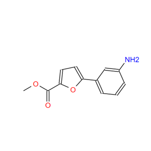 5-(3-氨基苯基)呋喃-2-羧酸甲酯,Methyl 5-(3-aminophenyl)furan-2-carboxylate