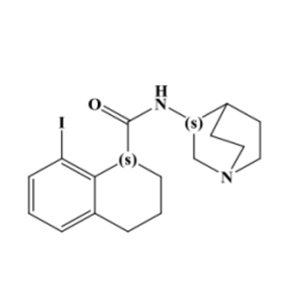 8-iodo-N-(quinuclidin-3-yl)-1,2,3,4- tetrahydronaphthalene-1-carboxamide