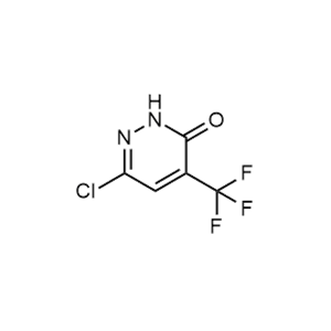 6-氯-4-(三氟甲基)哒嗪-3(2H)-酮,6-Chloro-4-(trifluoromethyl)pyridazin-3(2H)-one