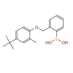 1072951-76-8;2-[(4′-叔丁基-2′-甲基苯氧基)甲基]苯硼酸;2-[(4-tert-Butyl-2-methylphenoxy)methyl]phenylboronicacid