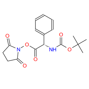 201152-47-8;N-叔丁氧羰基-苯甘氨酸-N-羟基琥珀酰亚胺酯;Boc-Phg-OSu
