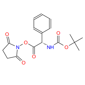 N-叔丁氧羰基-苯甘氨酸-N-羟基琥珀酰亚胺酯,Boc-Phg-OSu