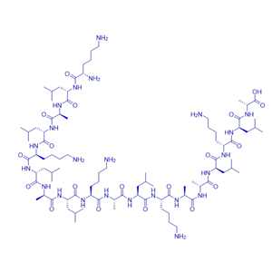 α-螺旋型两亲模型肽/406482-85-7/KLA seq