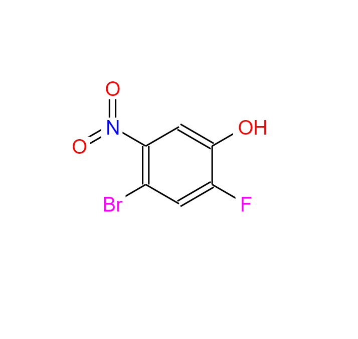 4-BROMO-2-FLUORO-5-NITROPHENOL,4-BROMO-2-FLUORO-5-NITROPHENOL