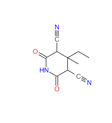 2,4-二氰基-3-乙基-3-甲基戊二酰亚胺,2,4-Dicyano-3-ethyl-3-methylglutarimide