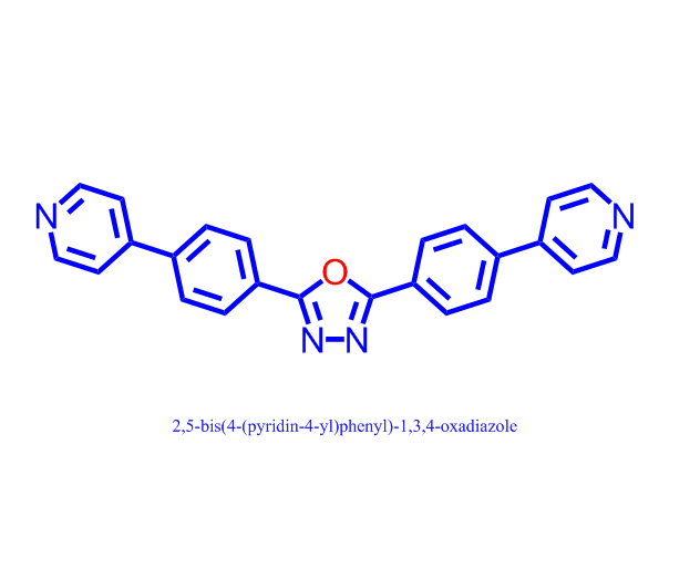 2,5-bis(4-(pyridin-4-yl)phenyl)-1,3,4-oxadiazole,2,5-bis(4-(pyridin-4-yl)phenyl)-1,3,4-oxadiazole