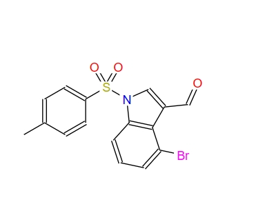 4-bromo-1-tosyl-1H-indole-3-carbaldehyde,4-bromo-1-tosyl-1H-indole-3-carbaldehyde