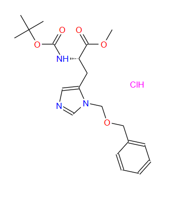 N-[叔丁氧羰基]-3-[(苯基甲氧基)甲基]-L-组氨酸甲酯单盐酸盐,Boc-His(3-Bom)-OMe · HCl