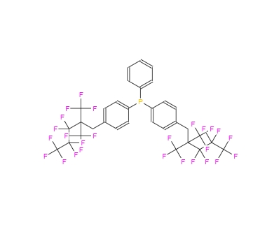双[4-(3,3,4,4,5,5,5-七氟-2,2-双(三氟甲基)戊基)苯基]苯基膦,Bis[4-(3,3,4,4,5,5,5-heptafluoro-2,2-bis(trifluoromethyl)pentyl)phenyl]phenylphosphine