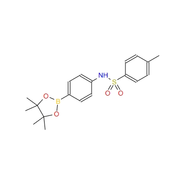 4-(甲苯-4-磺酰胺)苯硼酸频那醇酯,N-4-(4,4,5,5-tetramethyl-1,3,2-dioxaborolan-2-yl)phenyltolylsulfonamide