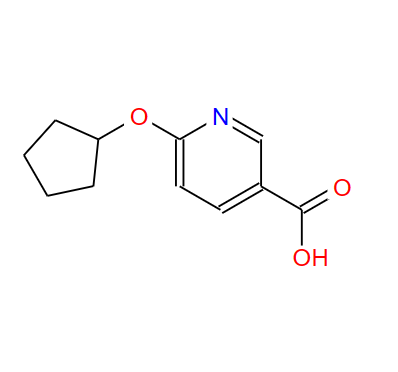 6-(环戊氧基)吡啶-3-羧酸,6-cyclopentyloxy-pyridine-3-carboxylic acid