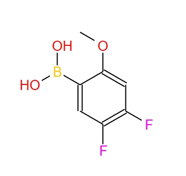 4,5-二氟-2-甲氧基苯基硼酸,(4,5-Difluoro-2-methoxyphenyl)boronic acid