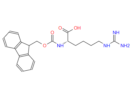 芴甲氧羰基-L-高精氨酸,N2-(((9H-Fluoren-9-yl)methoxy)carbonyl)-N6-carbamimidoyl-L-lysine