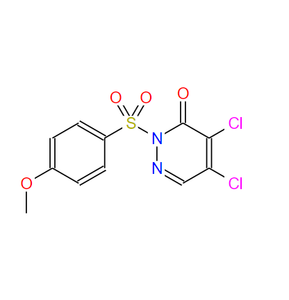 4，5-二氯-2-(对甲酰基琥珀酰)-3(2H)-哒嗪,4,5-dichloro-2-[(4-methoxyphenyl)sulfonyl]-3(2H)-Pyridazinone