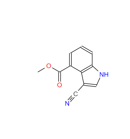 吲哚-4-甲酸甲酯-3-甲腈,3-cyano-1H-Indole-4-carboxylic acid methyl ester