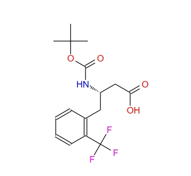 Boc-S-3-氨基-4-(2-三氟甲基苯基)-丁酸,Boc-(S)-3-Amino-4-(2-Trifluoromethylphenyl)-butyric acid