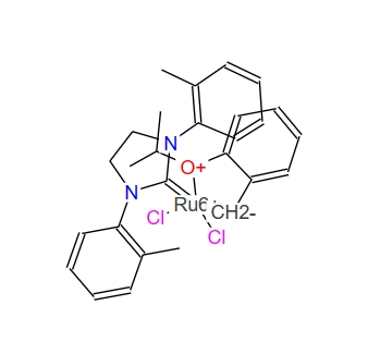 二氯[1,3-雙(2-甲基苯基)-2-咪唑烷亞基](2-異丙氧基苯亞甲基)釕(II),Dichloro[1,3-bis(2-Methylphenyl)-2-iMidazolidinylidene](2-isopropoxyphenylMethylene)rutheniuM(II)
