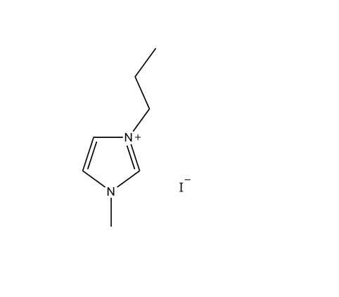 1-甲基-3-丙基咪唑碘盐,1-methyl-3-propylimidazolium iodide