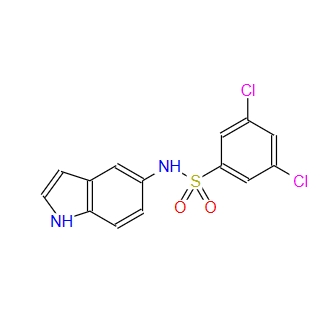 3,5-dichloro-N-(1H-indol-5-yl)-phenylsulphonamide,3,5-dichloro-N-(1H-indol-5-yl)-phenylsulphonamide