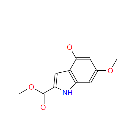 4,6-二甲氧基-2-吲哚羧酸甲酯,Methyl 4,6-dimethoxy-2-indolecarboxylate