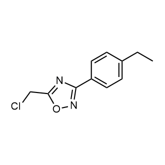 5-(氯甲基)-3-(4-乙基苯基)-1,2,4-噁二唑,5-(Chloromethyl)-3-(4-ethylphenyl)-1,2,4-oxadiazole