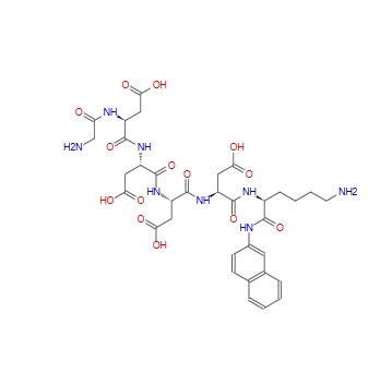 甘氨酸-天冬氨酸-天冬氨酸-天冬氨酸-天冬氨酸-賴氨酸-β-萘胺,Gly-Asp-Asp-Asp-Asp-Lys-β-naphthylamide