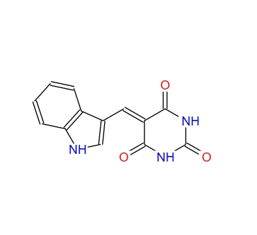 5-[(1H-indol-3-yl)methylidene]-2,4,6(1H,3H,5H)-pyrimidinetrione,5-[(1H-indol-3-yl)methylidene]-2,4,6(1H,3H,5H)-pyrimidinetrione