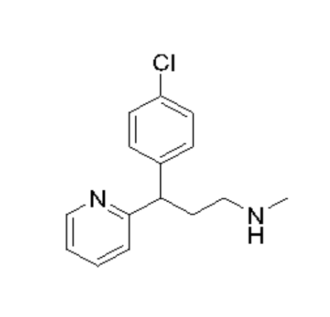 氯苯那敏EP杂质C,(3RS)-3-(4-chlorophenyl)-N-methyl-3-(pyridin-2-yl)propan-1-amine