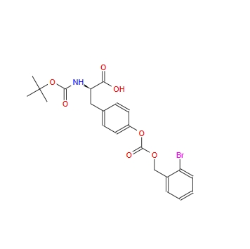 N-叔丁氧羰基-O-(2-溴芐氧羰基)-D-酪氨酸,Boc-D-Tyr(2-Br-Z)-OH