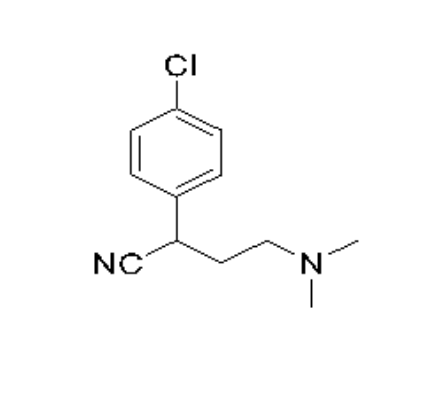 氯苯那敏雜質(zhì)14,2-(4-chlorophenyl)-4-(dimethylamino)butanenitrile