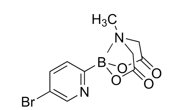 8-(5-溴吡啶-2-基)-4-甲基二氢-4Λ4,8Λ4-[1,3,2]噁唑硼烷[2,3-B][1,3,2]噁唑硼烷-2,6(3H,5H)-二酮,MIDA021
