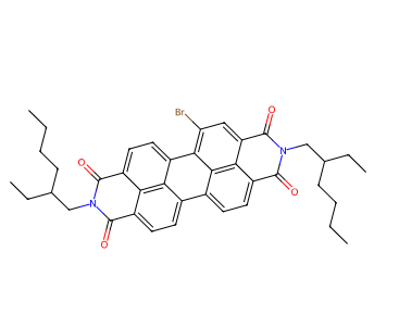 PDI-C2C6-單溴,5-溴-2,9-雙(2-乙基己基)蒽并[2,1,9-DEF:6,5,10-D'E'F']二異喹啉-1,3,8,10(2H,9H)-四酮,5-Bromo-2,9-bis(2-ethylhexyl)anthra[2,1,9-def:6,5,10-d'e'f']diisoquinoline-1,3,8,10(2H,9H)-tetraone