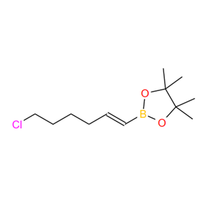197313-32-9；反式-6-氯-1-己烯-1-基硼酸频那醇酯；trans-6-Chloro-1-hexen-1-ylboronic acid pinacol ester