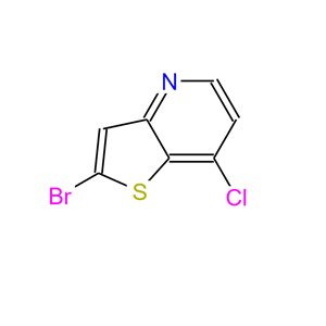 2-溴-7-氯噻吩并[3,2-B]吡啶,Thieno[3,2-b]pyridine, 2-bromo-7-chloro-