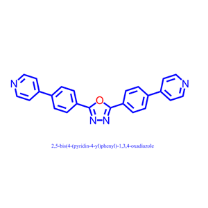 2,5-bis(4-(pyridin-4-yl)phenyl)-1,3,4-oxadiazole