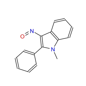 1-methyl-2-phenyl-3-nitroso-1H-indole 53603-63-7