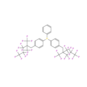 双[4-(3,3,4,4,5,5,5-七氟-2,2-双(三氟甲基)戊基)苯基]苯基膦 322647-83-6