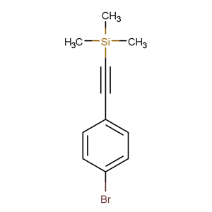(4-溴苯基乙炔基)三甲基硅烷  16116-78-2