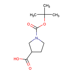 (R)-1-Boc-3-羧基吡咯烷  72925-16-7