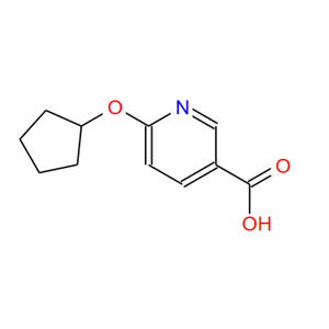 6-(环戊氧基)吡啶-3-羧酸,6-cyclopentyloxy-pyridine-3-carboxylic acid