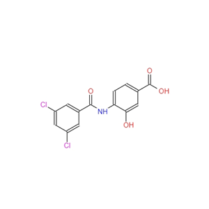 4-(3,5-二氯苯甲酰氨基)-3-羟基苯甲酸